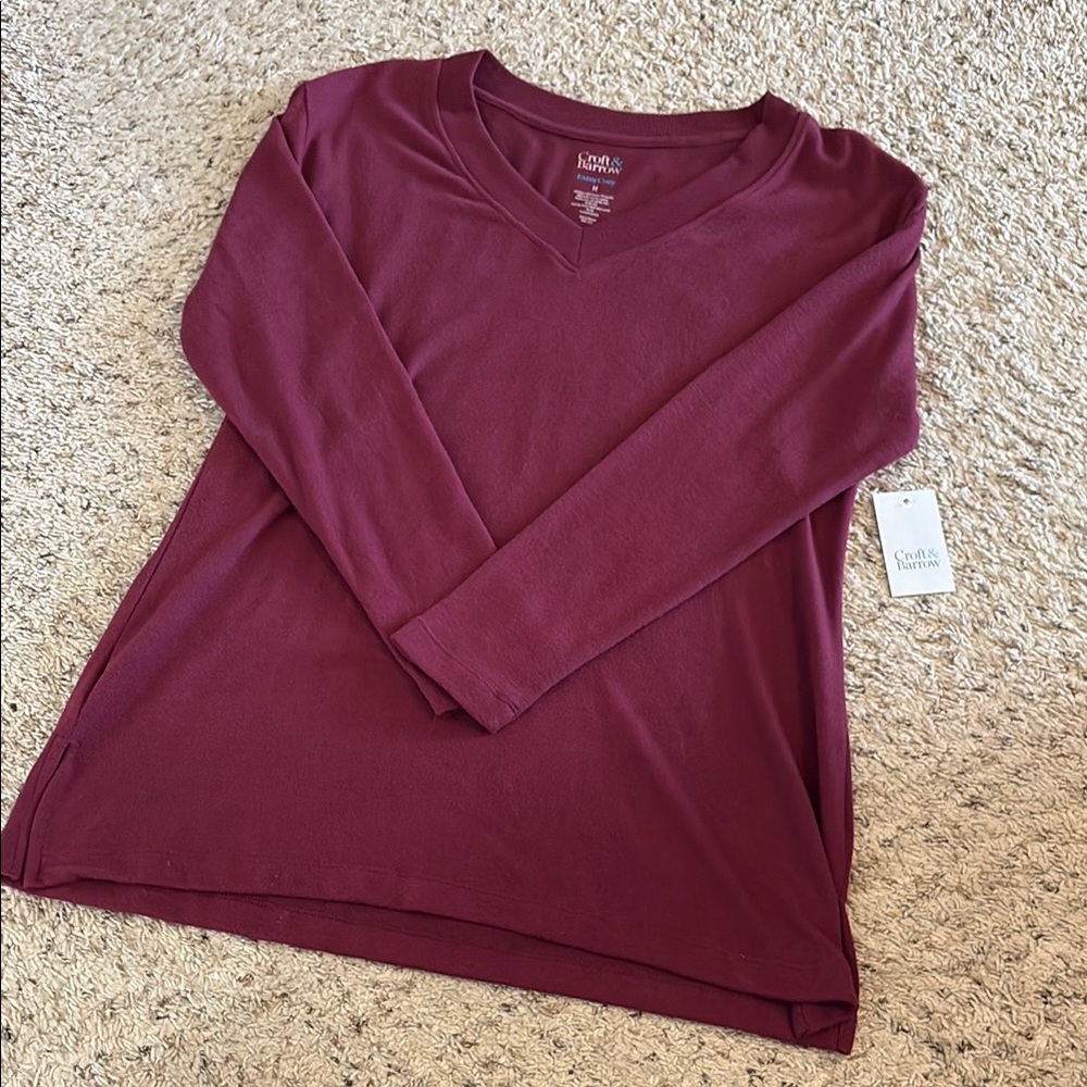 Croft & Barrow extra cozy tunic sweater top